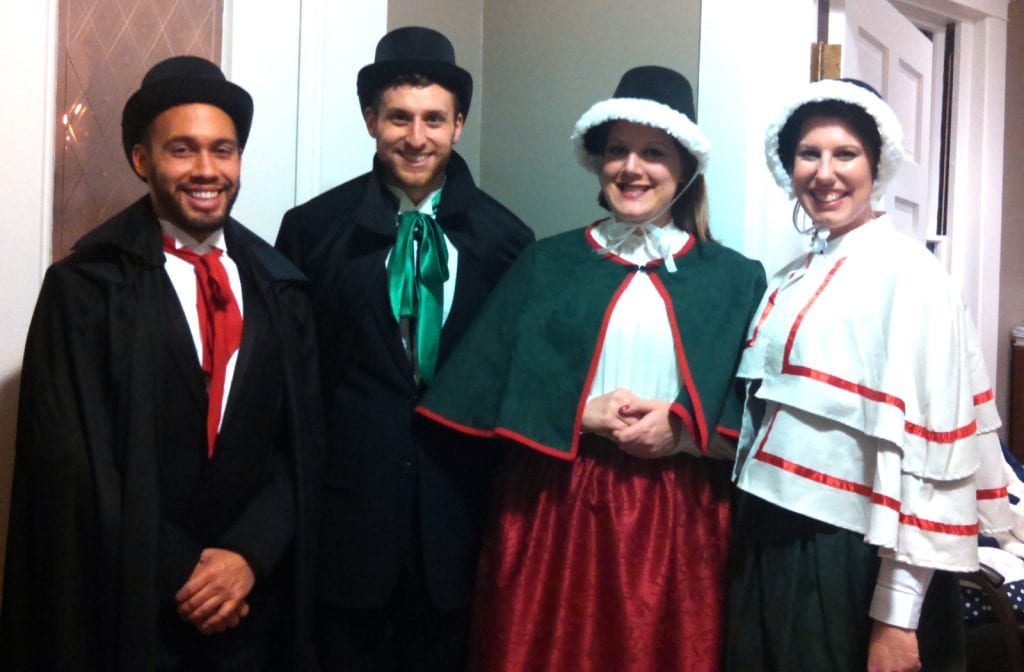 Olde Towne Carolers' Boston contingent during their inaugural season in 2014.