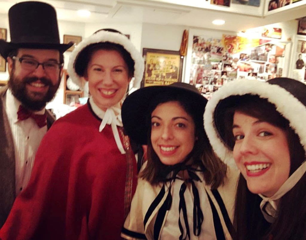 Our 2016 crew snaps a quick selfie during a gig.