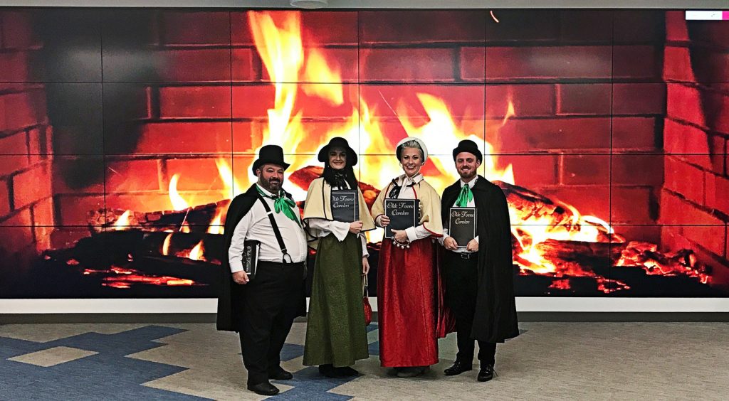 Performing for Newmark, Knight, Frank Real Estate in Boston.