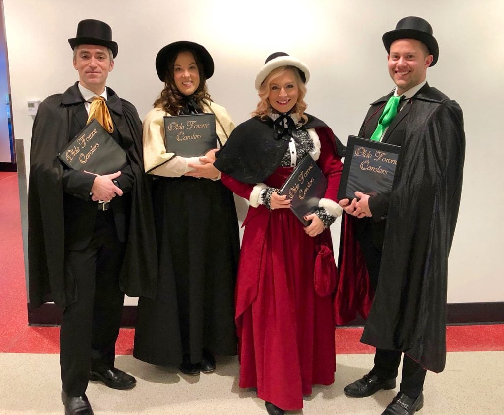 One of our 2018 Pentatonix groups takes a group pic backstage before the show.