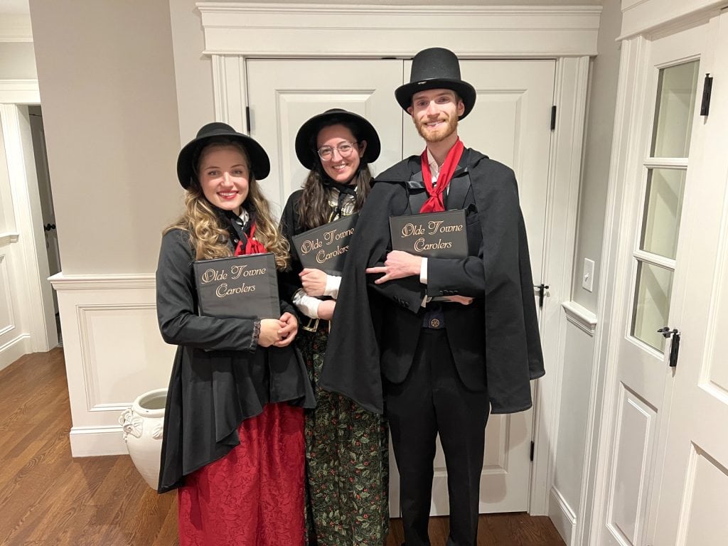 Performing for a private party in Westwood, MA.