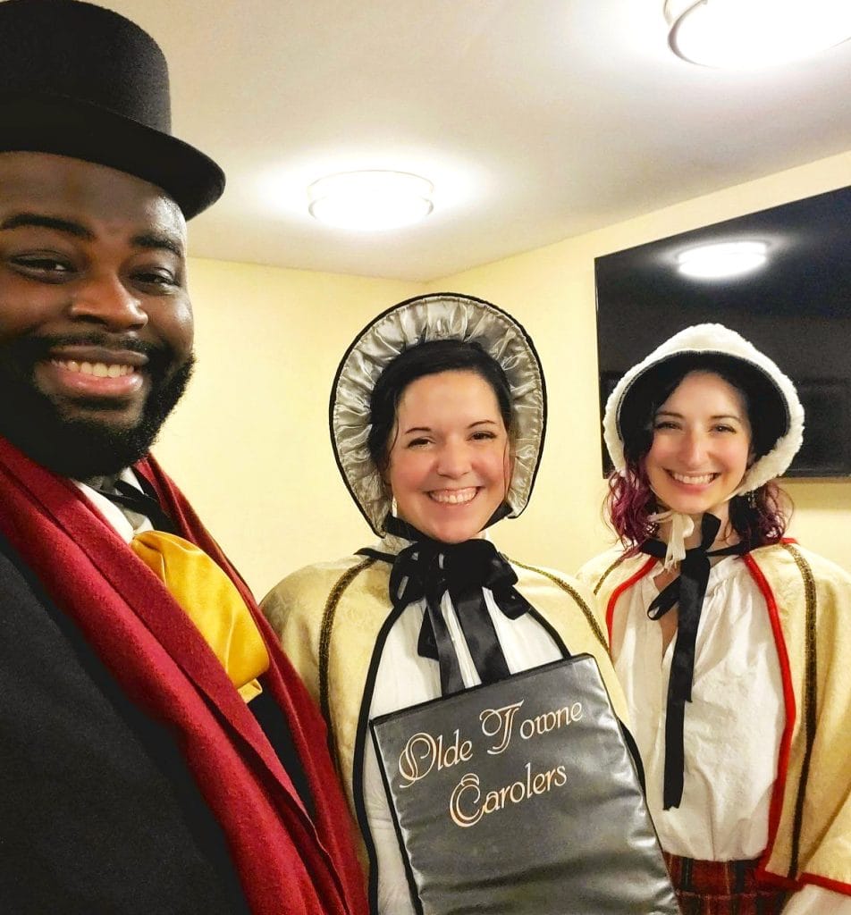 Pausing for a quick photo during a performance at Walpole Country Club in Walpole, MA.