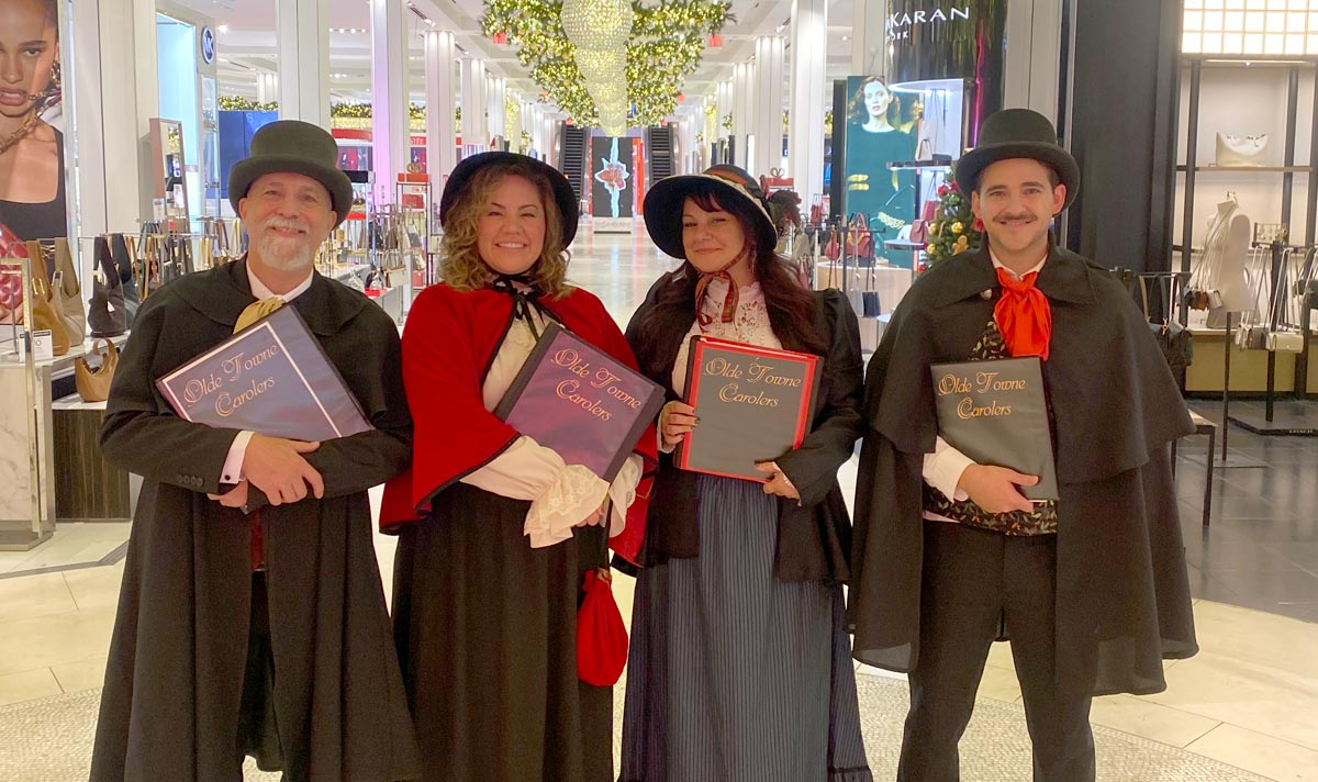Christmas Carolers in Macy's Herald Square