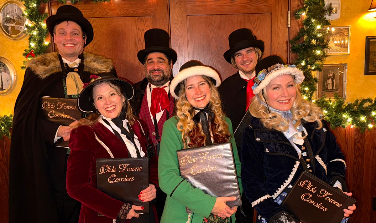 Christmas Carolers in Times Square