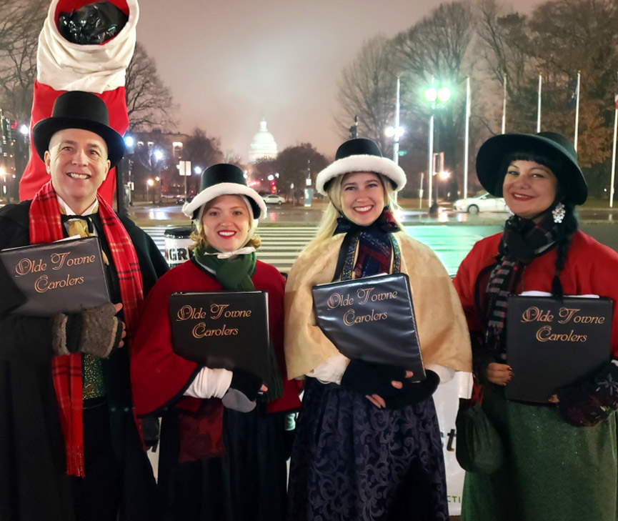 Christmas Carolers Washington DC