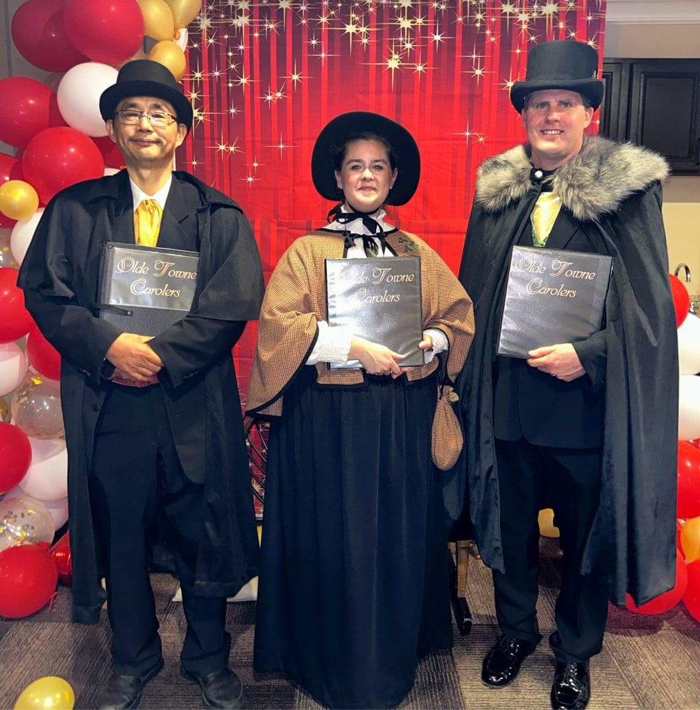Our carolers sing for Brightview Rolling Hills, a senior living facility in Catonsville, MD.