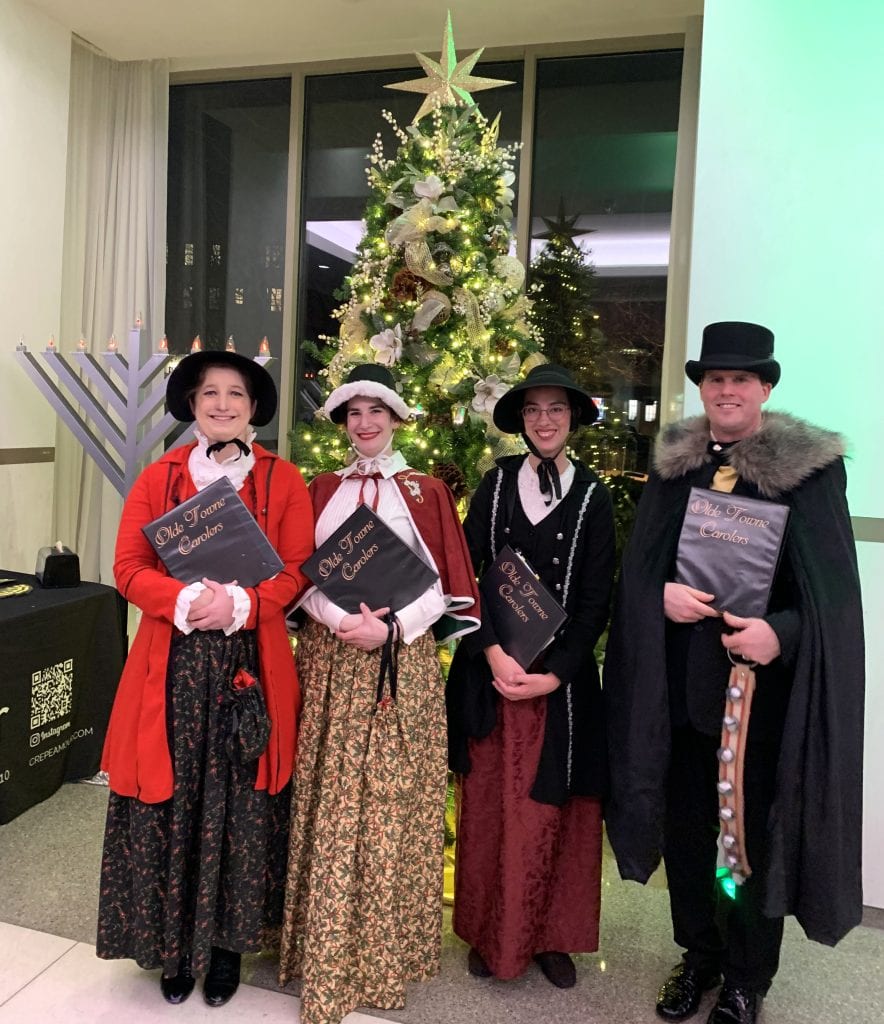 Performing for a private party for Crepe Amour in Vienna, VA.