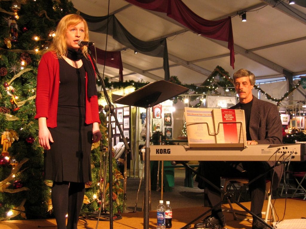 Jennifer and Terry's first performance at Christkindlmarkt.