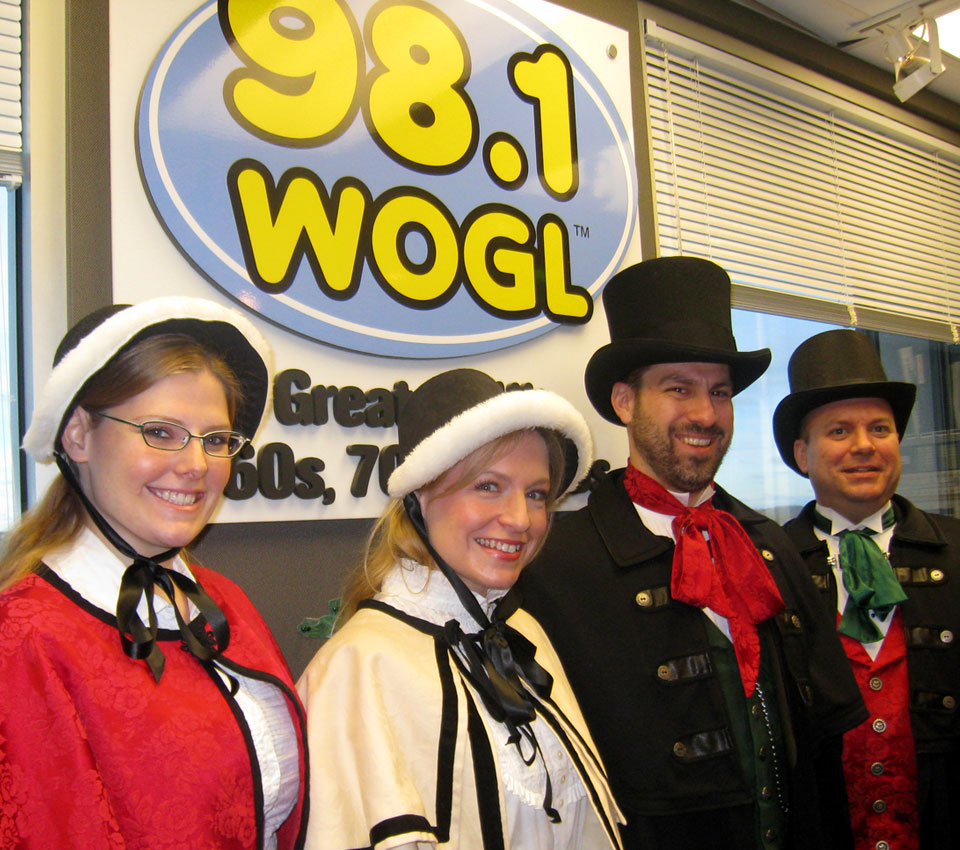 Olde Towne Carolers at WOGL Oldies-98 Philadelphia