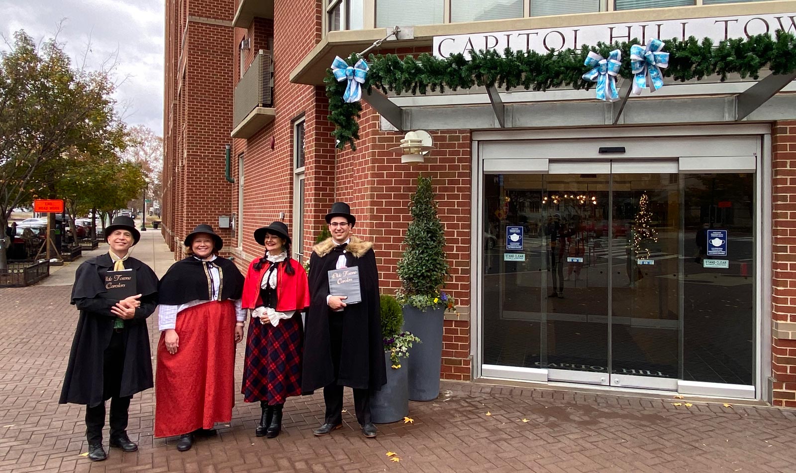 Washington DC carolers at DC Action Lab